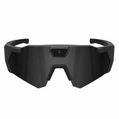 FishOn Vision PRO camera glasses with polarized lenses on white background